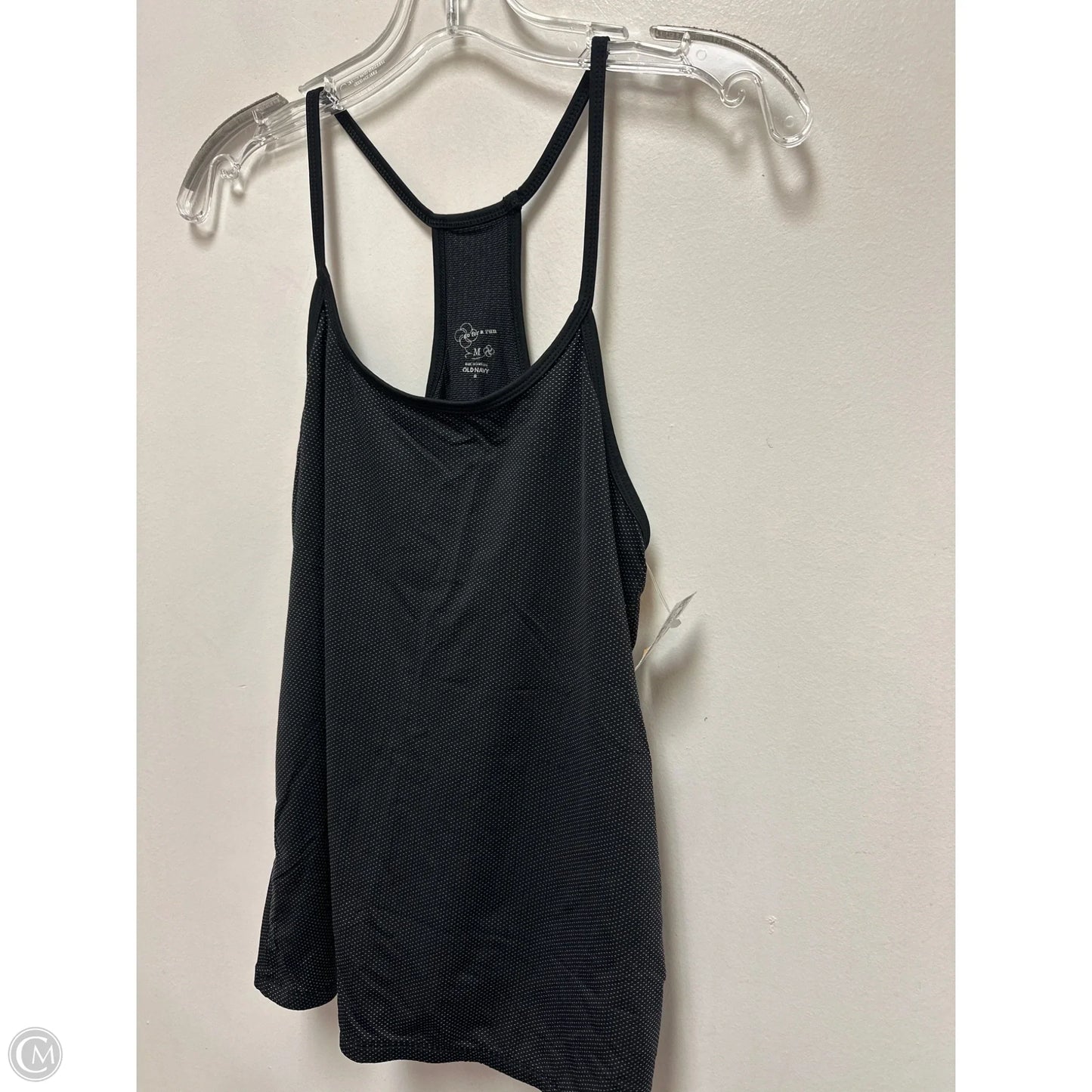 Athletic Tank Top By Old Navy In Black & White, Size: M