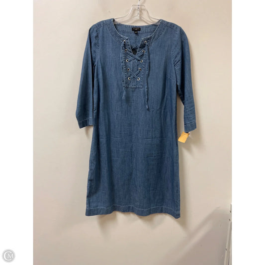 Dress Casual Short By Talbots In Blue Denim, Size: Sp