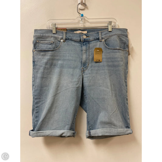 Shorts By Levis In Blue Denim, Size: 16