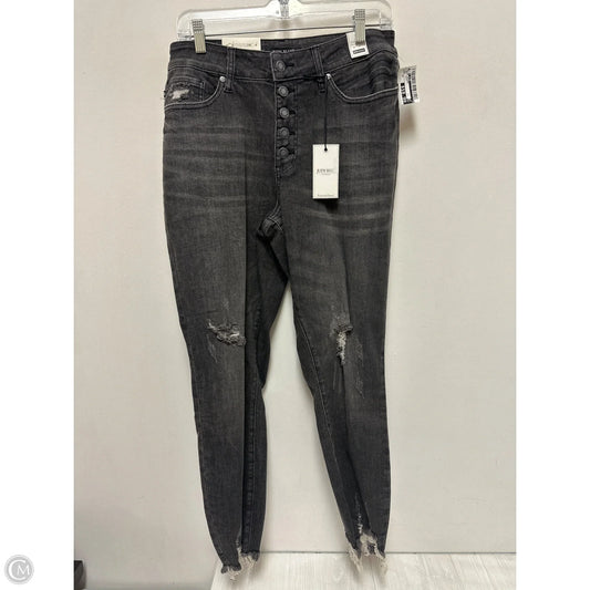 Jeans Skinny By Judy Blue In Grey Denim, Size: 14