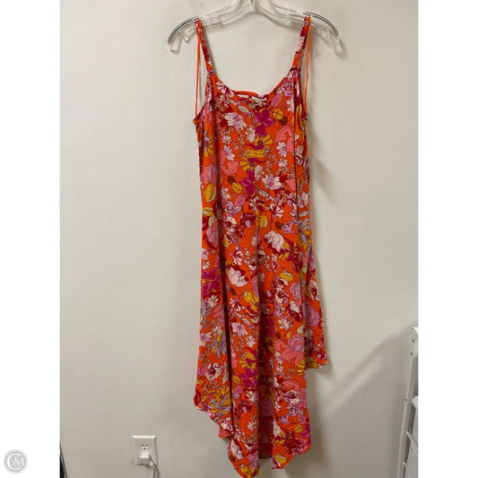 Jumpsuit By Vince Camuto In Orange & Pink, Size: S