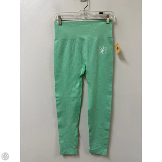 Athletic Leggings By Clothes Mentor In Green, Size: L