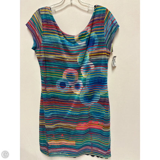 Dress Casual Midi By Cmb In Multi-colored, Size: Xl