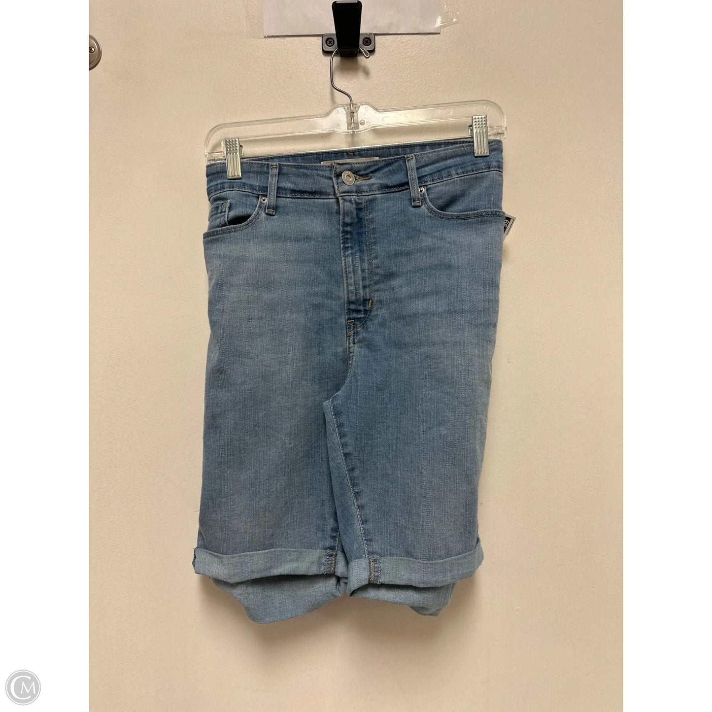 Shorts By Levis In Blue Denim, Size: 16