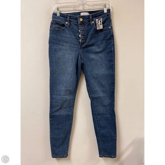 Jeans Skinny By Crown And Ivy In Blue Denim, Size: 6