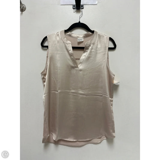 Top Sleeveless By Nicole By Nicole Miller In Cream, Size: S