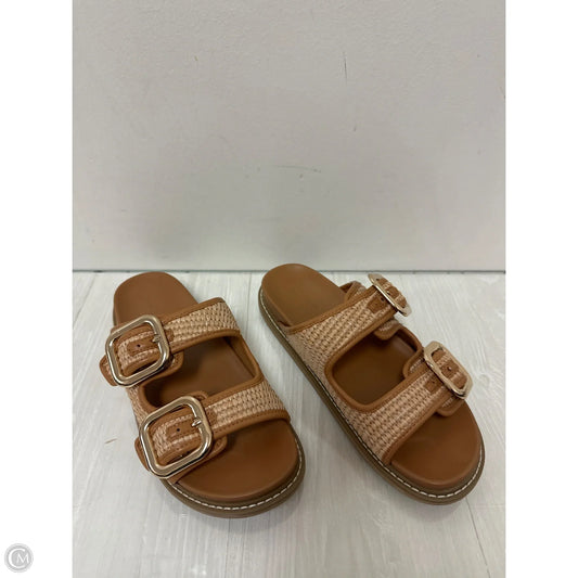 Sandals Flats By Universal Thread In Brown, Size: 7.5