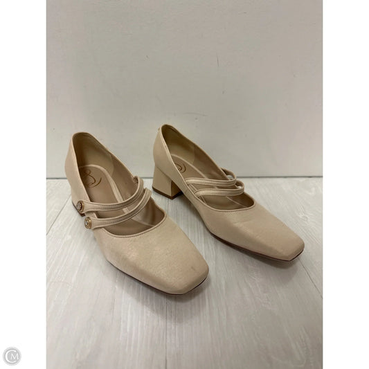 Shoes Heels Block By Sam Edelman In Cream, Size: 11