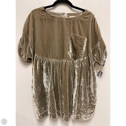 Tunic Short Sleeve By We The Free In Grey, Size: Xs