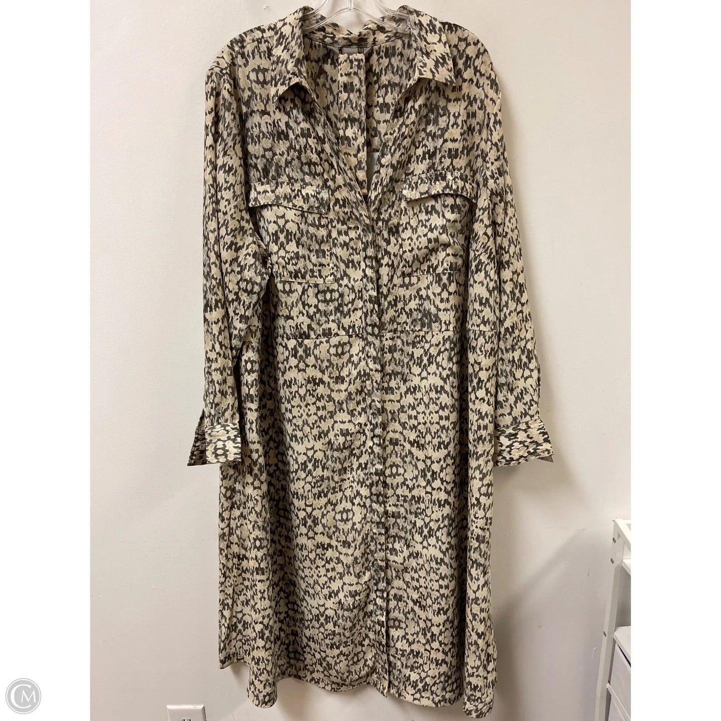 Dress Casual Maxi By H&m In Cream, Size: 1x
