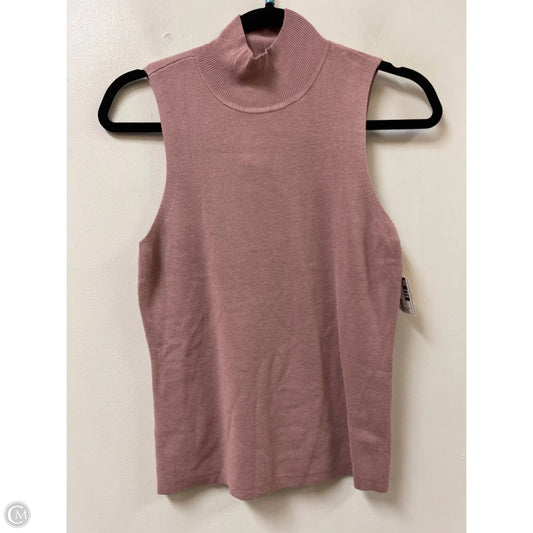 Sweater Short Sleeve By Express In Pink, Size: M