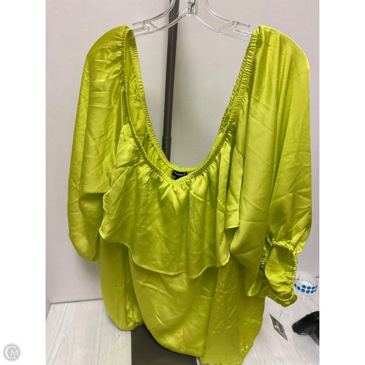 Top Long Sleeve By Torrid In Yellow, Size: 4x