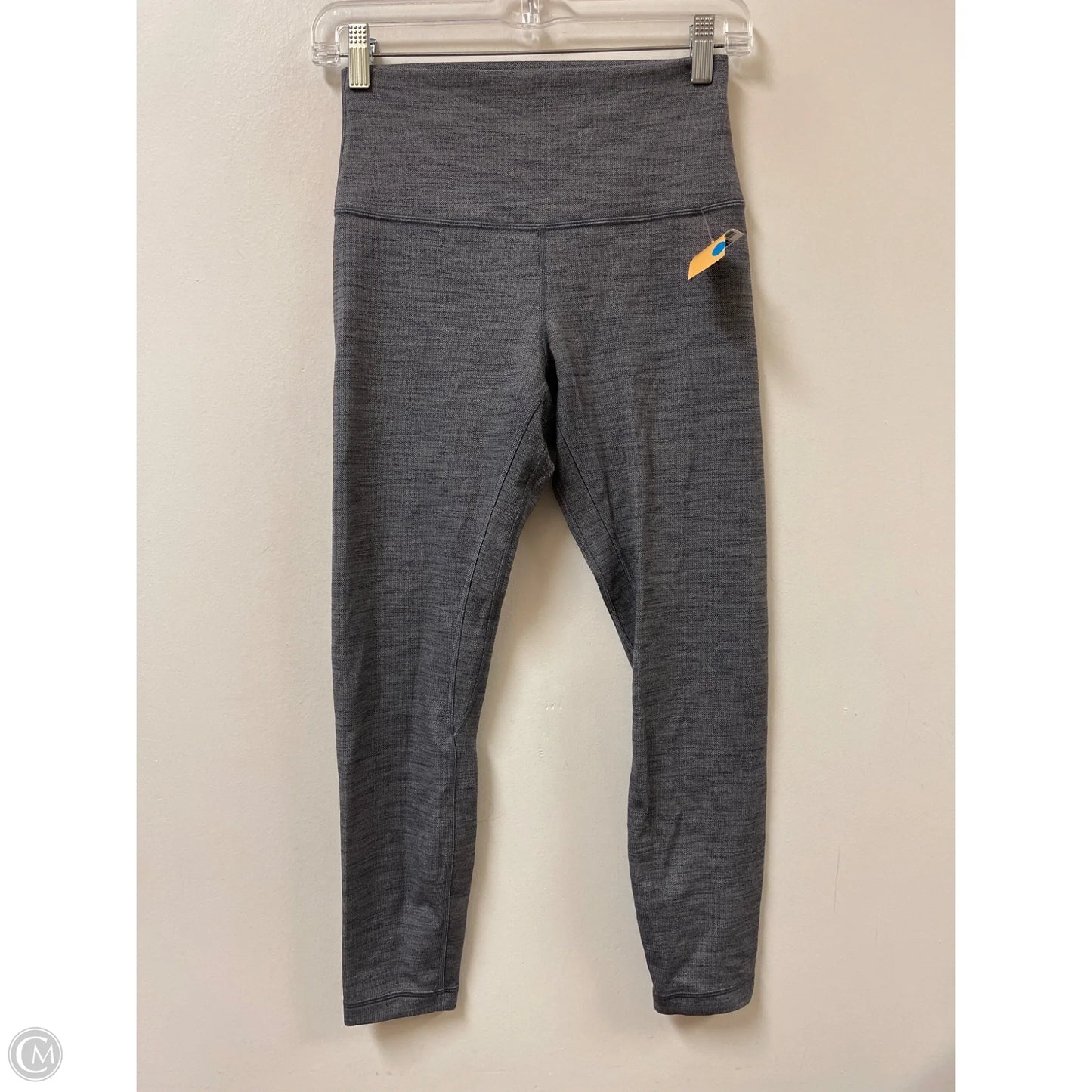Athletic Leggings By Lululemon In Grey, Size: 8