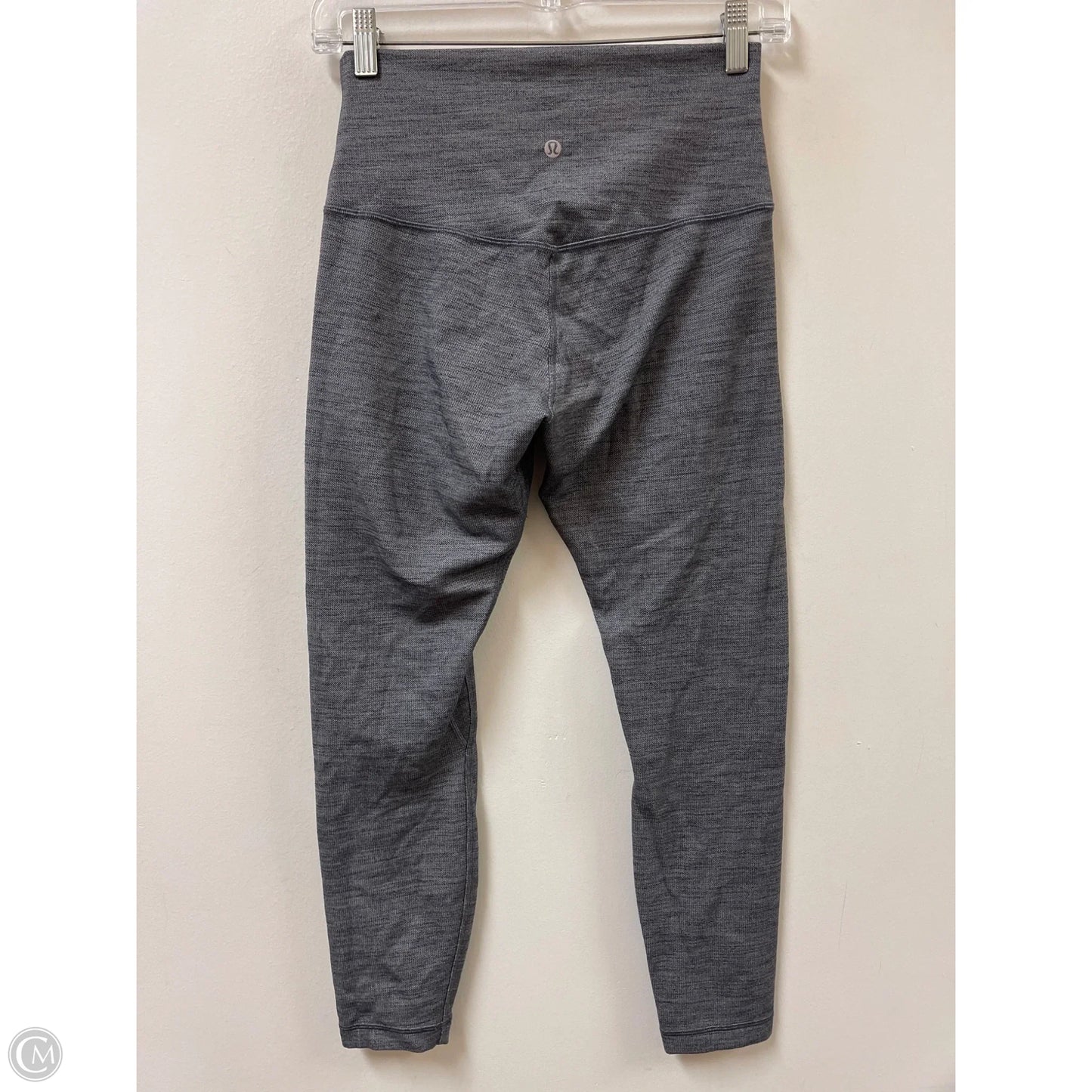 Athletic Leggings By Lululemon In Grey, Size: 8