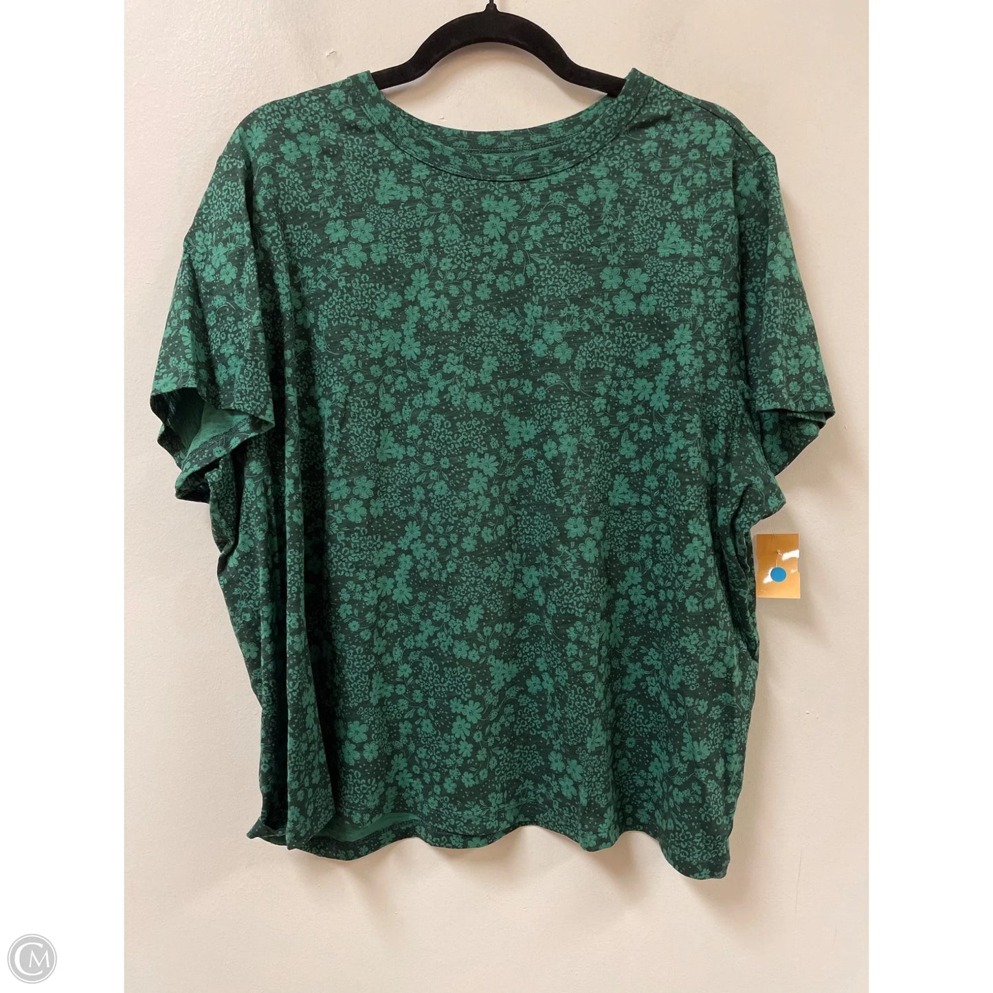 Top Short Sleeve By Old Navy In Green, Size: 1x