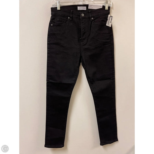 Jeans Skinny By Loft In Black Denim, Size: 4