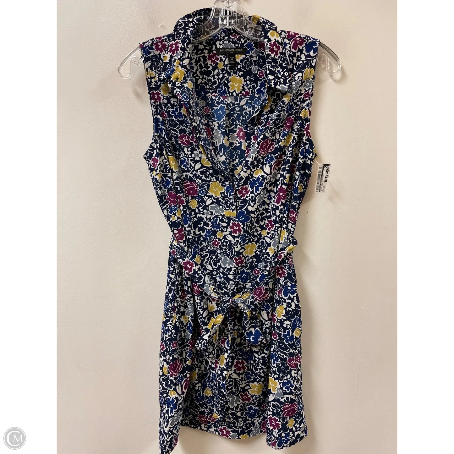 Dress Casual Short By Banana Republic In Blue & Purple, Size: Sp