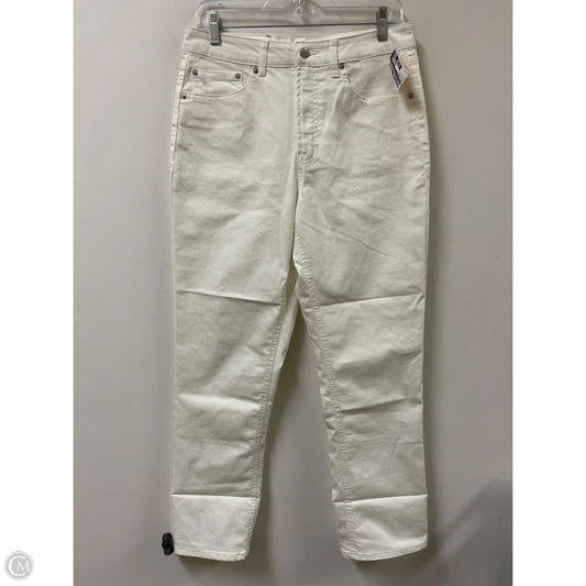 Jeans Designer By Frye In White Denim, Size: 4