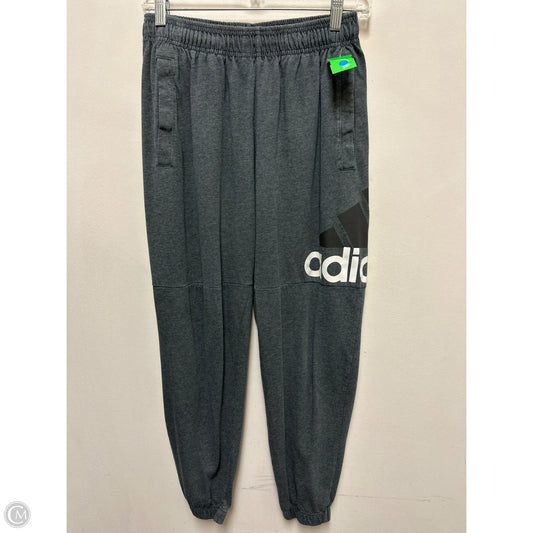 Athletic Pants By Adidas In Grey, Size: S