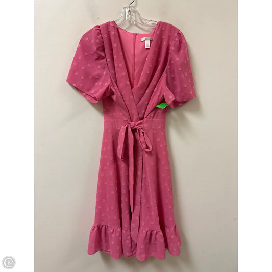 Dress Casual Short By London Times In Pink, Size: 2x
