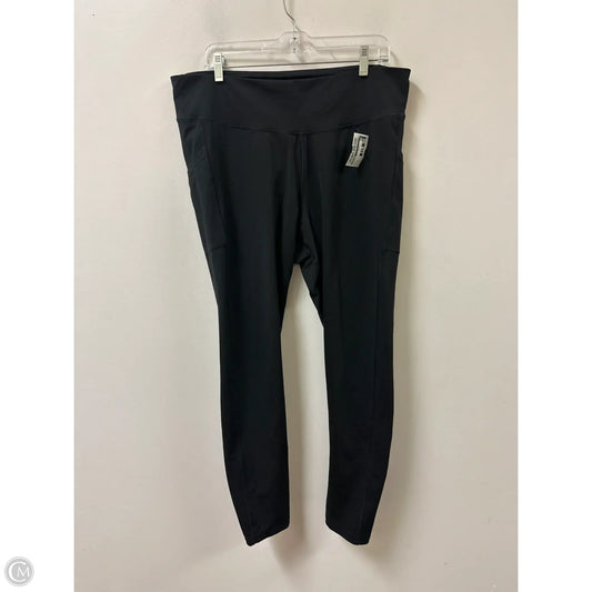 Athletic Leggings By Champion In Black, Size: 2x