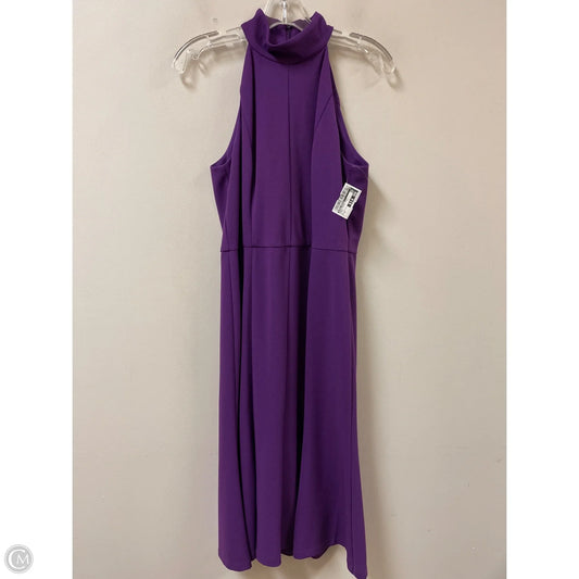 Dress Casual Midi By Donna Morgan In Purple, Size: M