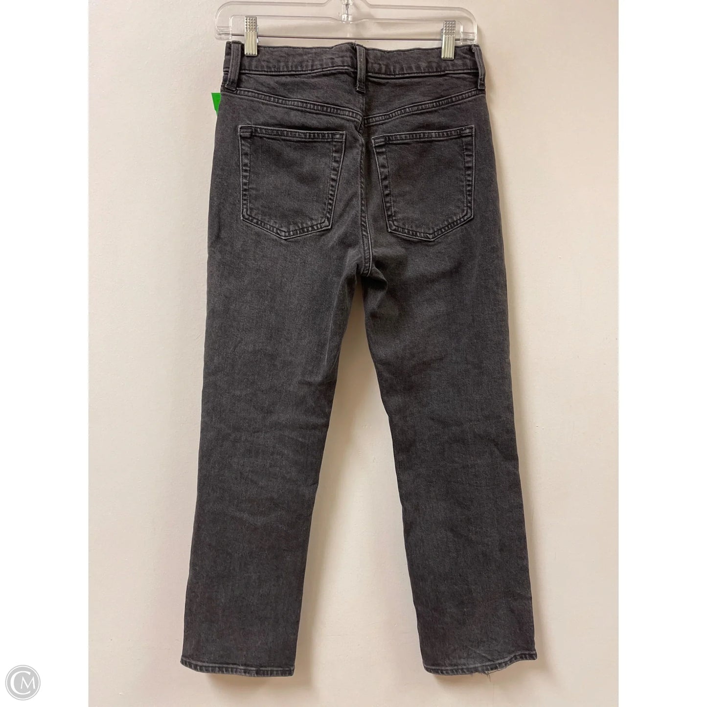 Jeans Straight By Gap In Grey Denim, Size: 2