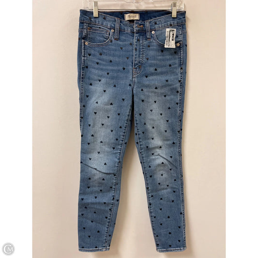 Jeans Skinny By Madewell In Blue Denim, Size: 4