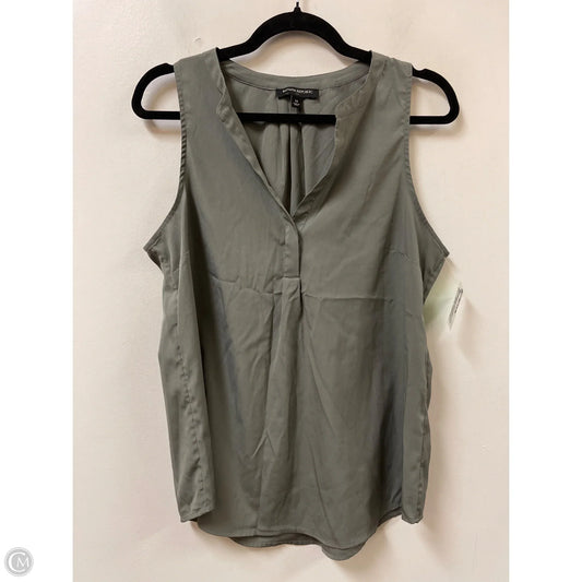 Top Sleeveless By Banana Republic In Green, Size: M