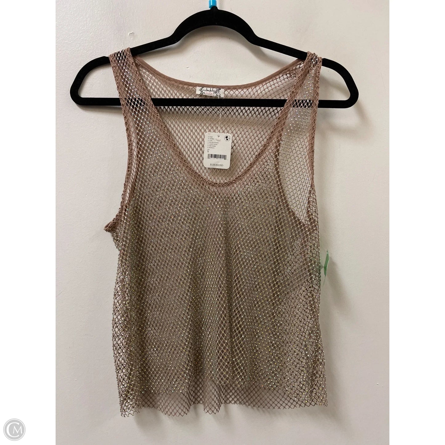 Top Sleeveless By Free People In Cream, Size: S