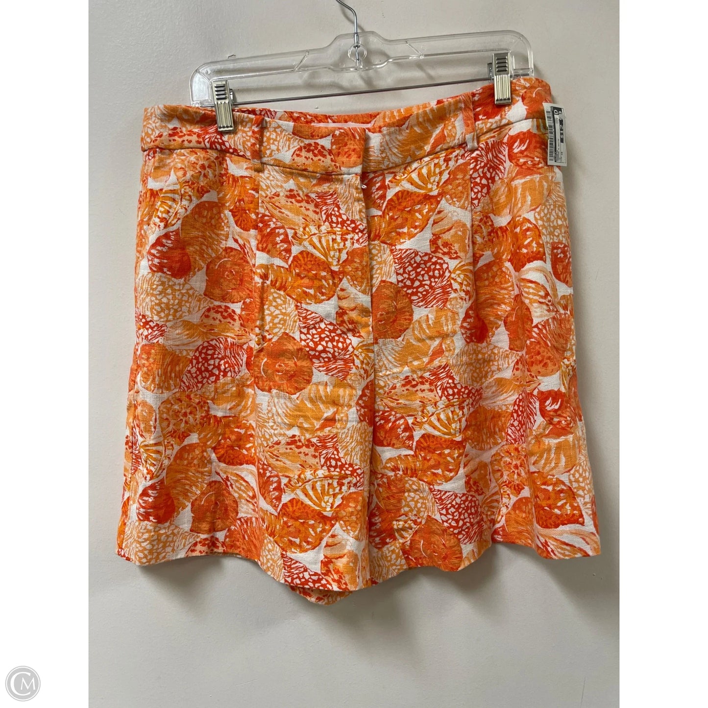 Shorts By Loft In Orange & White, Size: 10