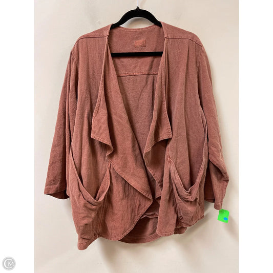 Cardigan By Clothes Mentor In Red, Size: Osfm