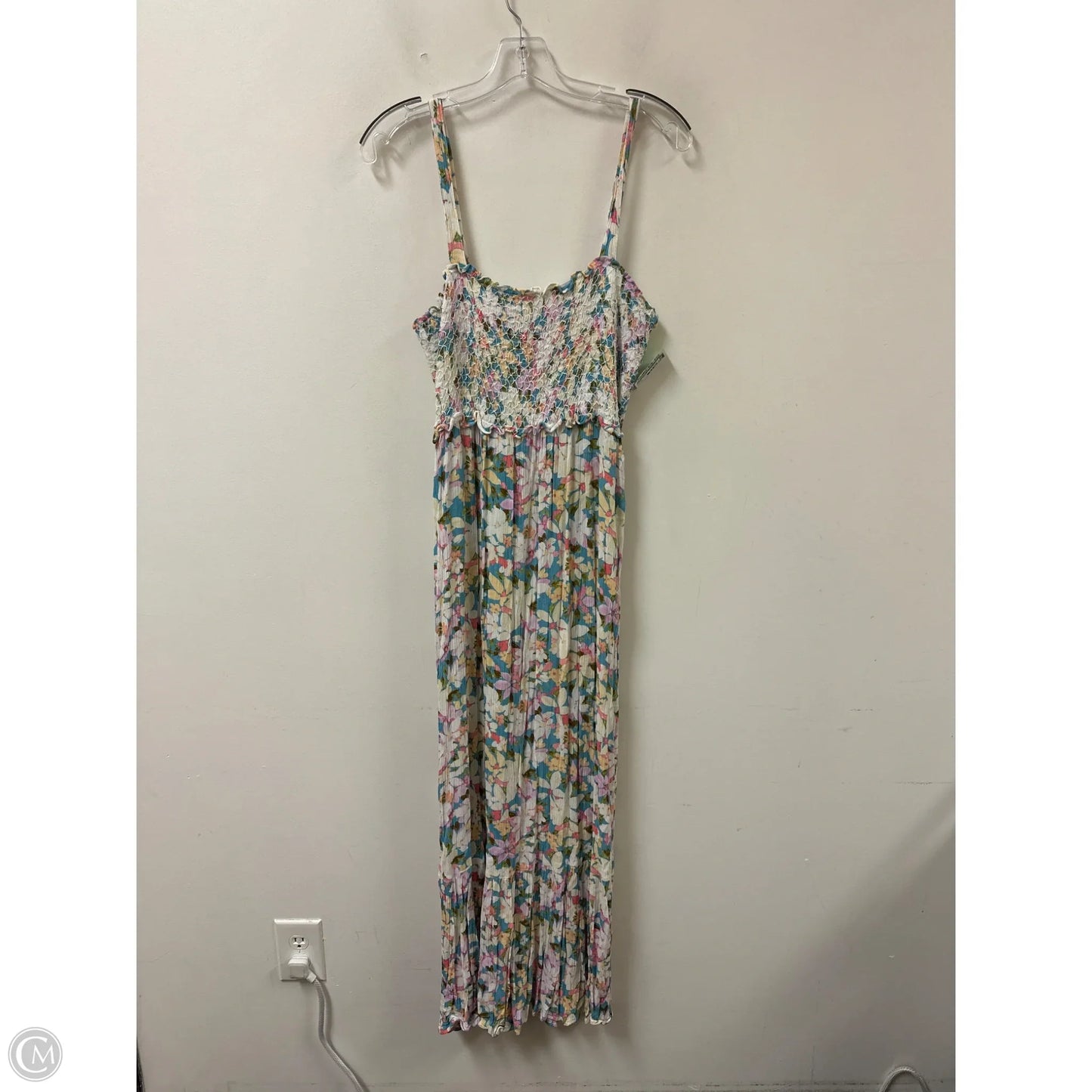 Dress Casual Maxi By Lily Rose In Floral Print, Size: Xl