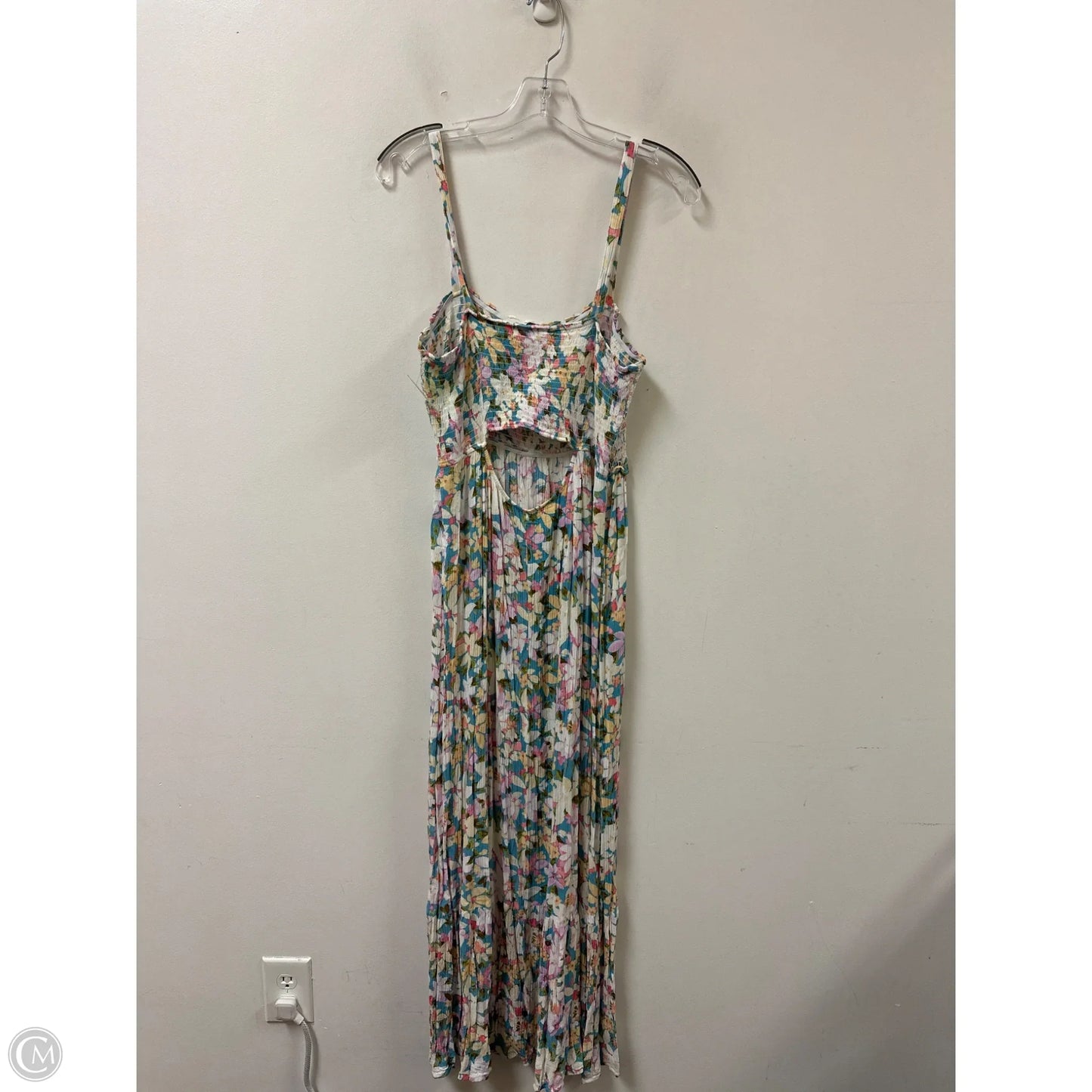 Dress Casual Maxi By Lily Rose In Floral Print, Size: Xl