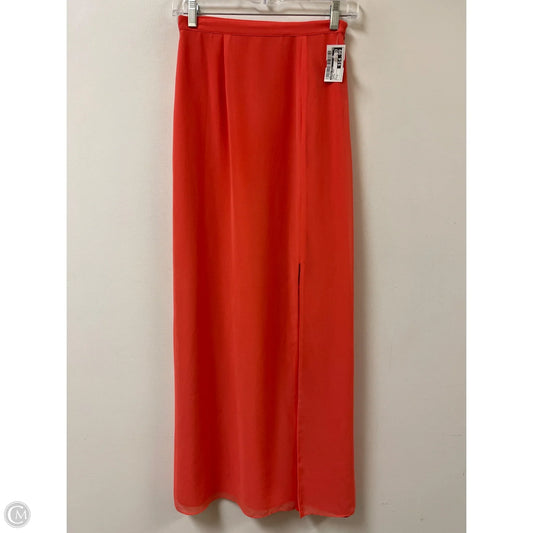 Skirt Maxi By Gianni Bini In Orange, Size: 0