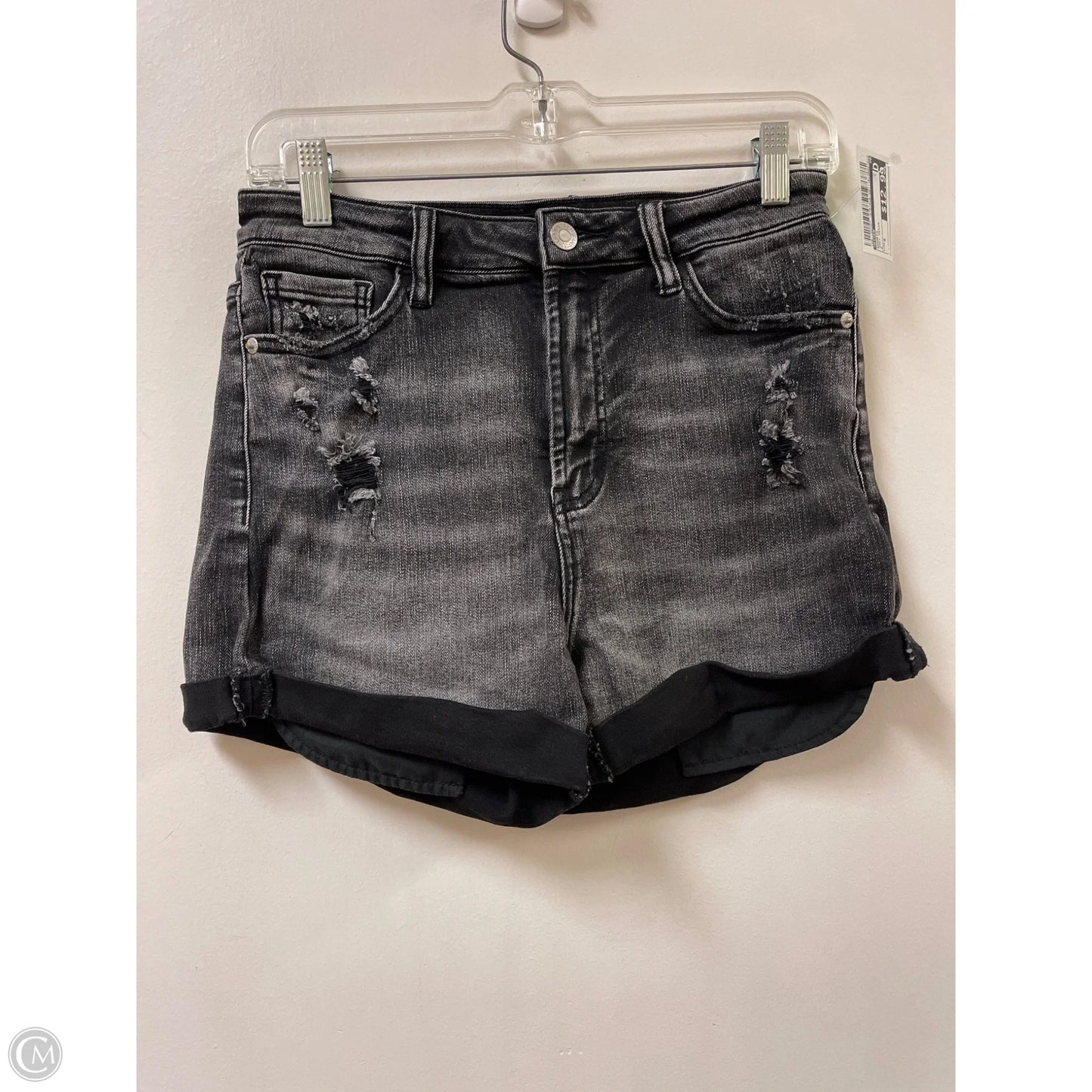 Shorts By Risen In Grey Denim, Size: 8