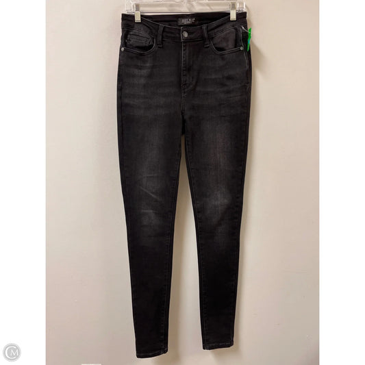 Jeans Skinny By Judy Blue In Black Denim, Size: 6