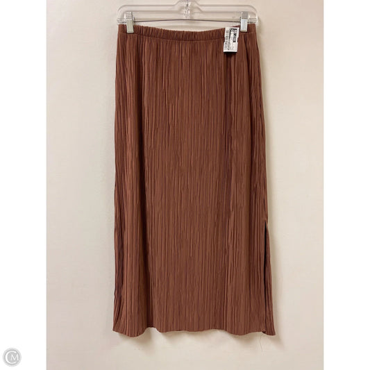 Skirt Maxi By Adrianna Papell In Brown, Size: 4