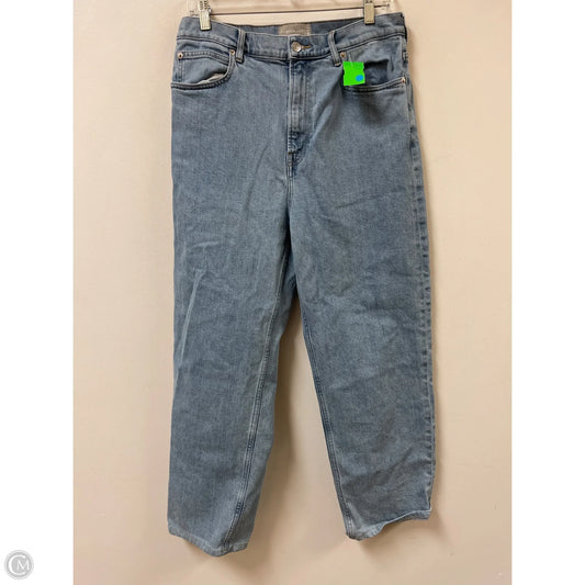 Jeans Straight By Everlane In Blue Denim, Size: 12