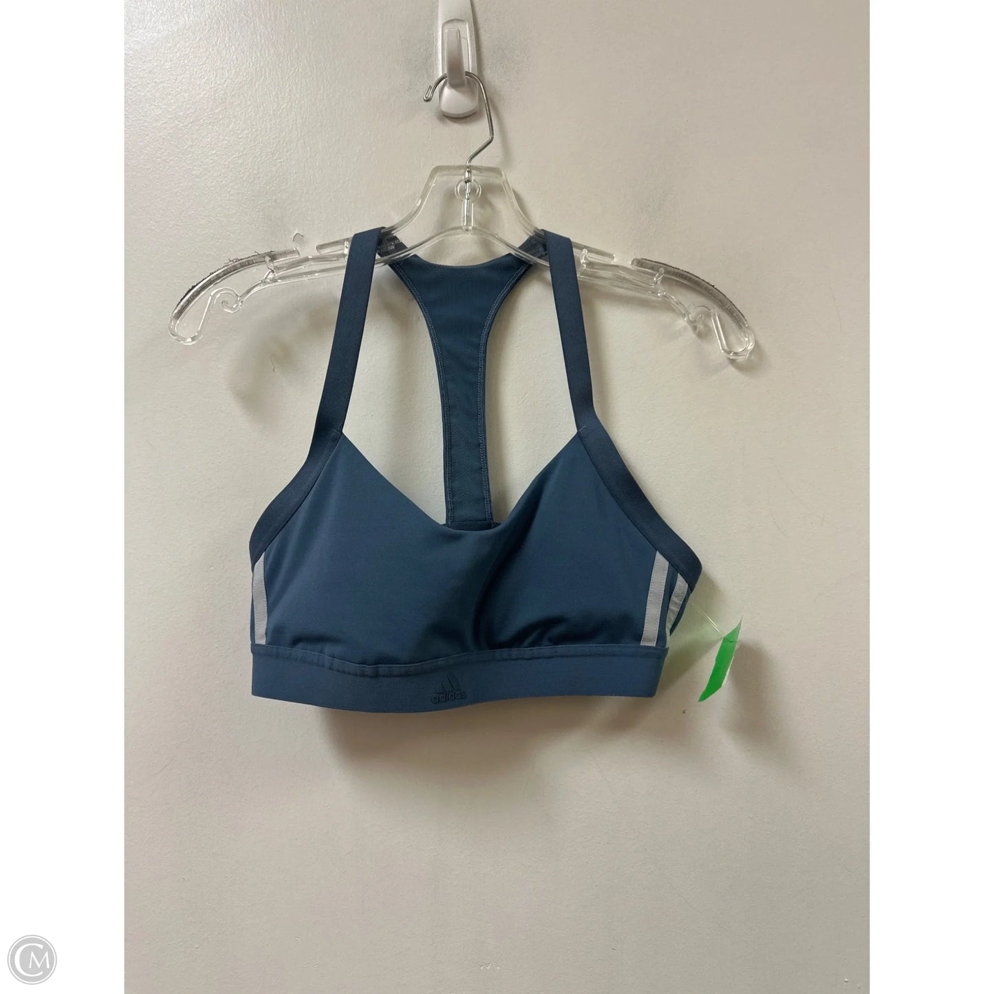 Athletic Bra By Adidas In Blue, Size: S