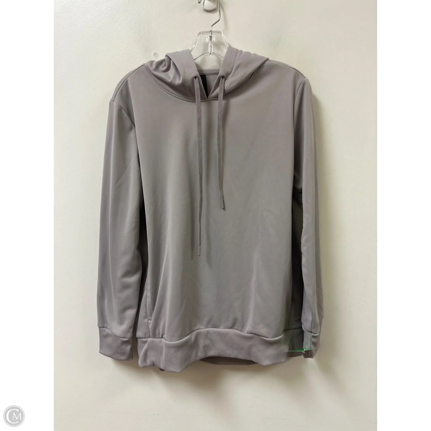 Athletic Sweatshirt Hoodie By Mondetta In Grey, Size: S