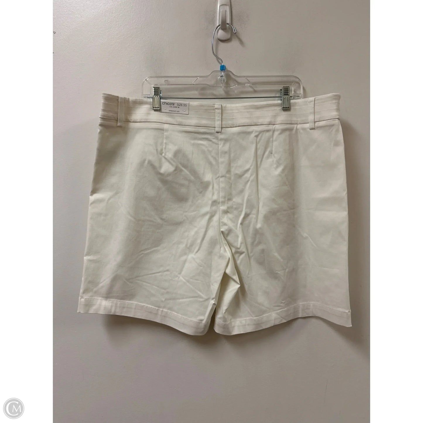 Shorts By Chicos In White, Size: 18