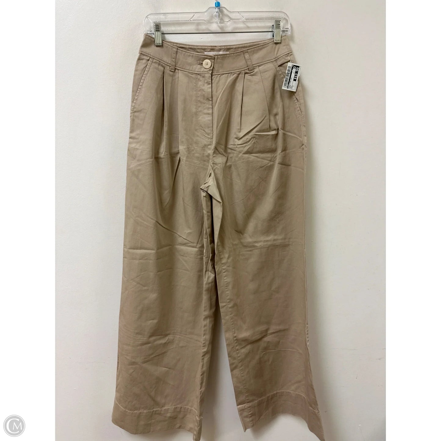 Pants Wide Leg By Loft In Cream, Size: 0