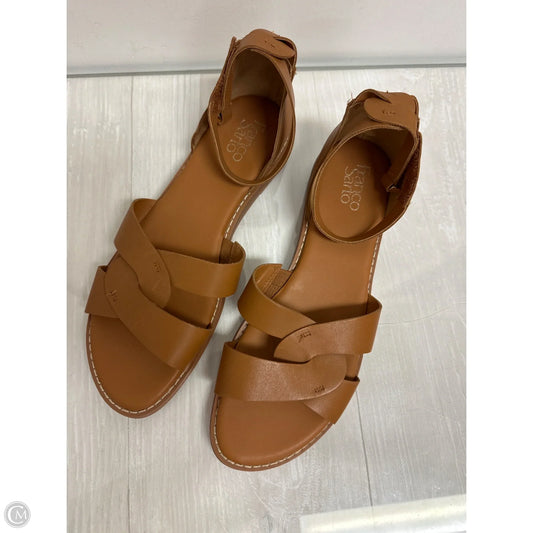 Sandals Flats By Franco Sarto In Brown, Size: 10