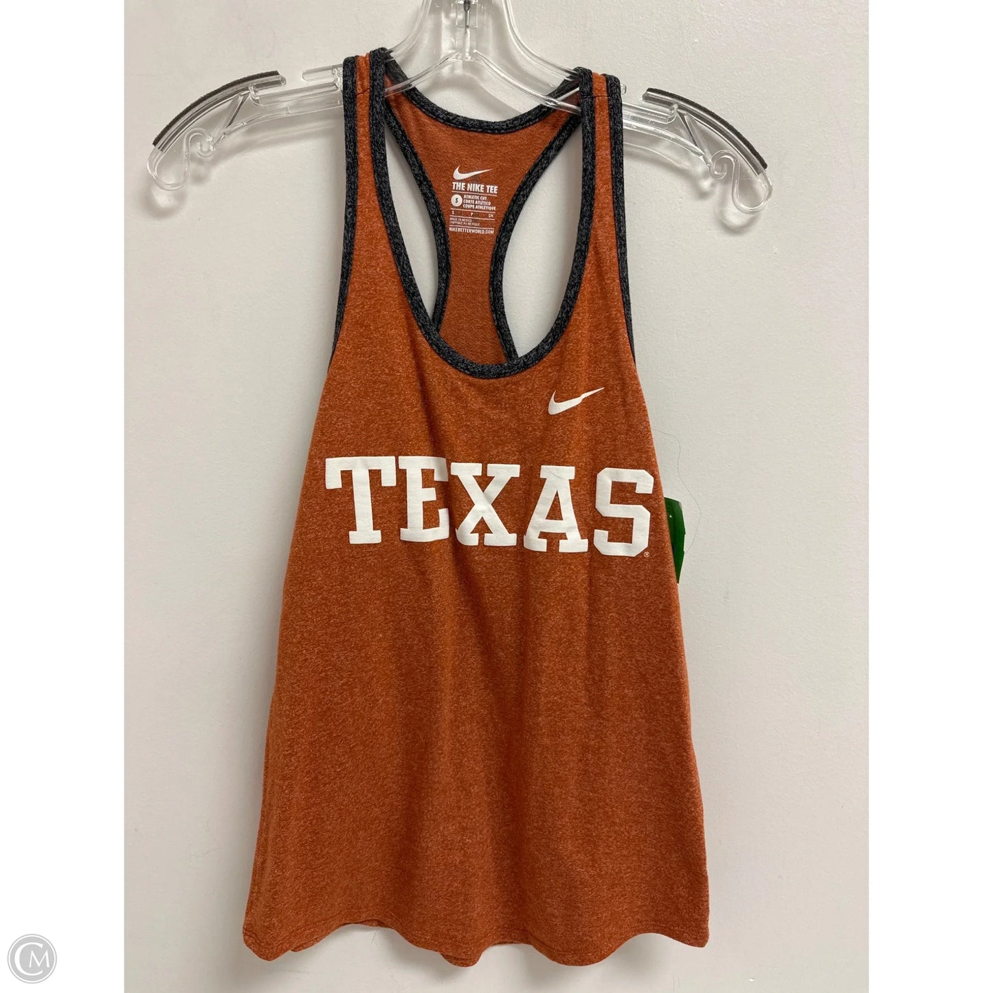 Athletic Tank Top By Nike In Orange, Size: S