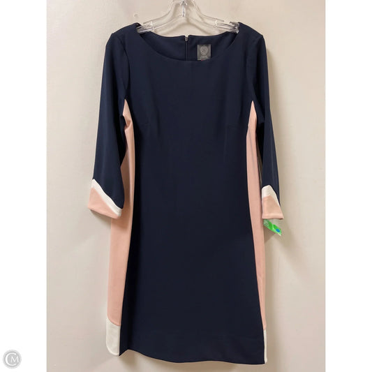 Dress Casual Short By Vince Camuto In Blue & Pink, Size: L