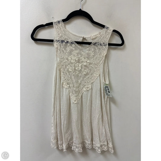Top Sleeveless By Altard State In Cream, Size: Xs