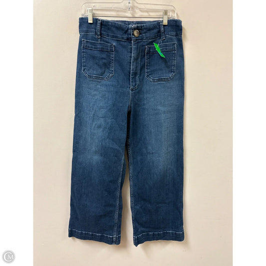 Jeans Wide Leg By Pilcro In Blue Denim, Size: 10