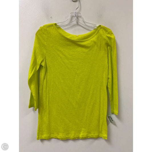 Top Long Sleeve By Clothes Mentor In Yellow, Size: M