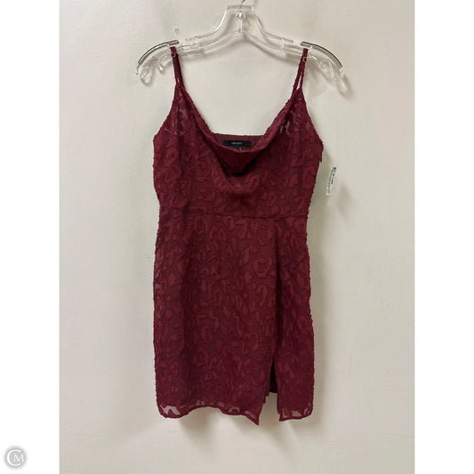 Dress Casual Short By Forever 21 In Red, Size: M